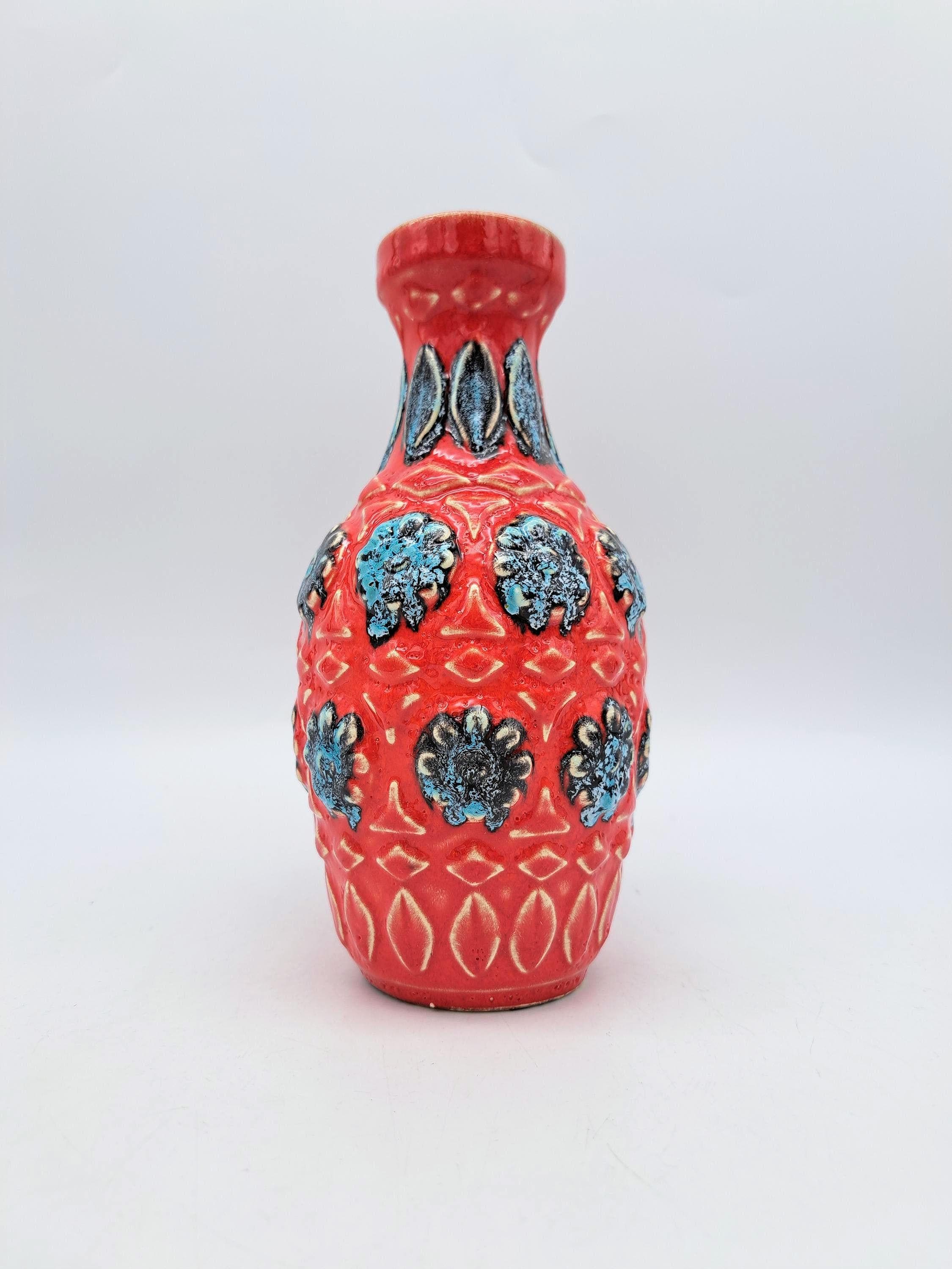 ヴィンテージ 西ドイツ製 陶器 花瓶 Bay Bodomans Keramik 76-20