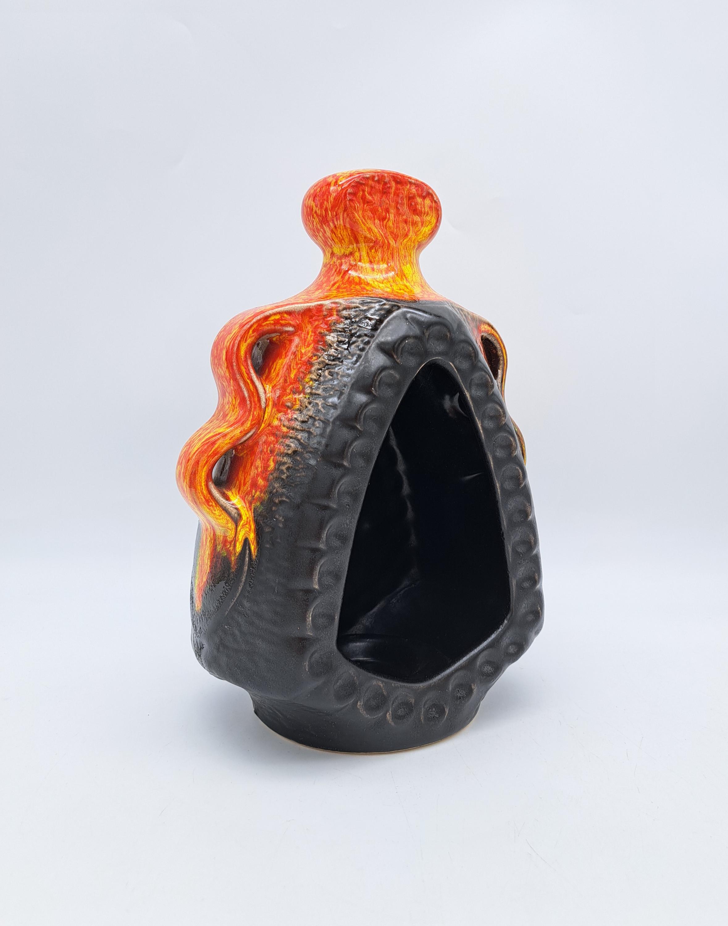 美しいヴィンテージ西ドイツ製BAYキャンドルスティック319-25ミッド