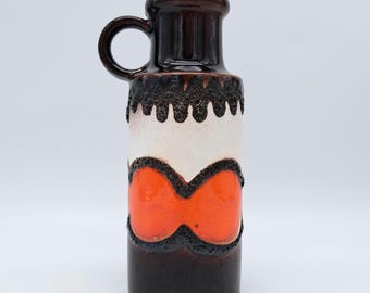 西ドイツ製ヴィンテージのファットラバ花瓶。ショイリッヒ社製、品番