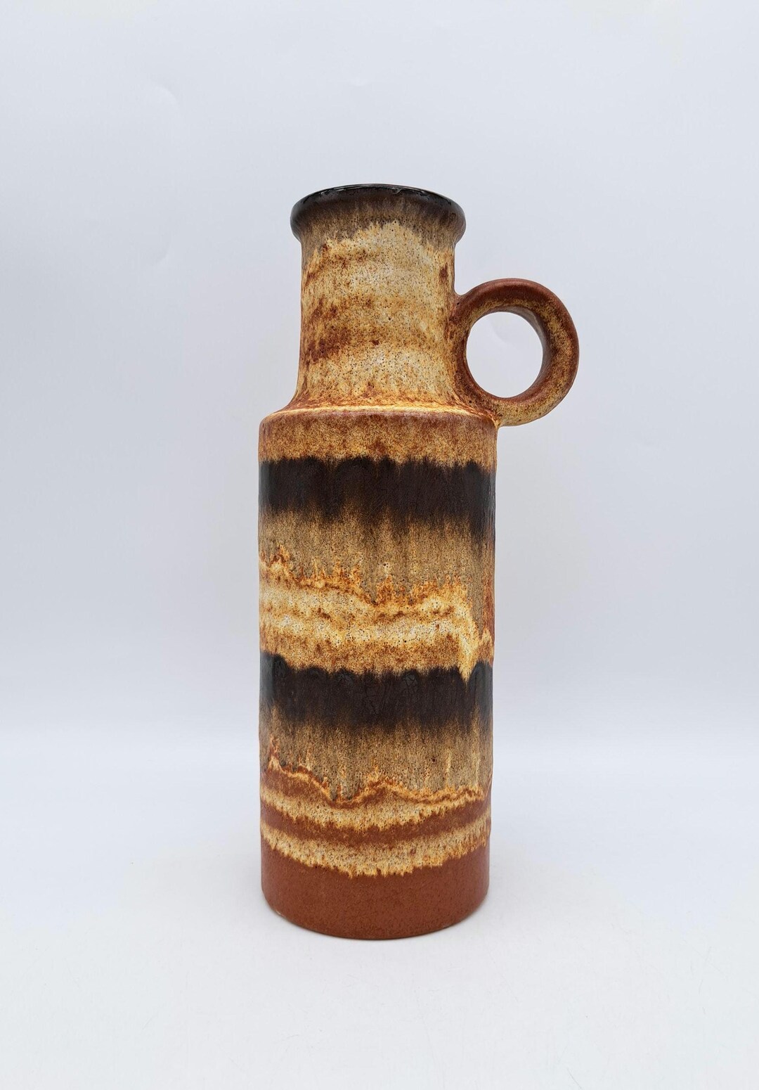 西ドイツ製ヴィンテージ 花瓶 Scheurich 401-28 Fat Lava Vintage W-germany Scheurich 401-28 Fat Lava Vase Mid Century