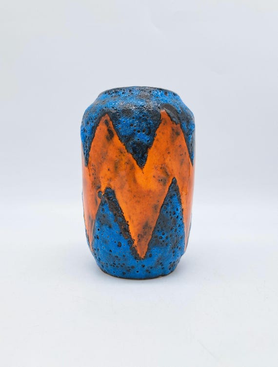 Rare Vintage West German Scheurich Fat Lava Vase 238-14 Mid