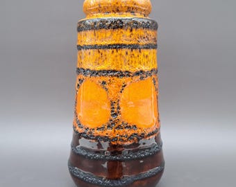Scheurich West German Pottery Vase 209-18 - WGP Retro Vintage Fat