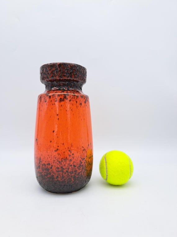 ヴィンテージ 西ドイツ製 Scheurich 242-22 花瓶 ファットラバ