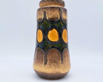 Scheurich 社製の西ドイツのビンテージ Fat Lava 花瓶。フォーム番号