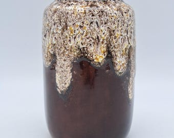 Vintage West German Fat Lava Vase Scheurich 231-15 Mid Century