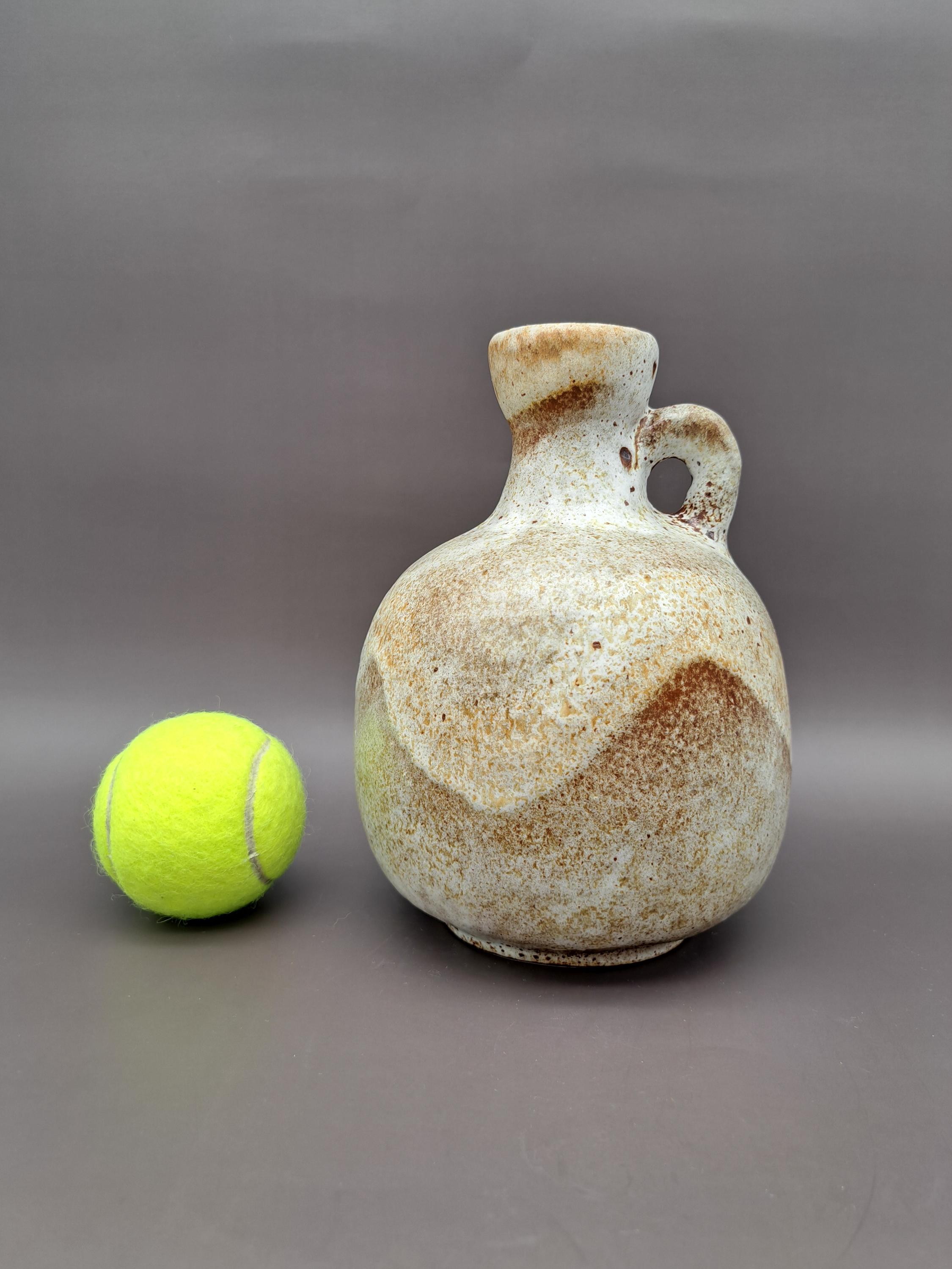 Vintage West German Fat Lava Vase Ruscha 333 Mid Century German 