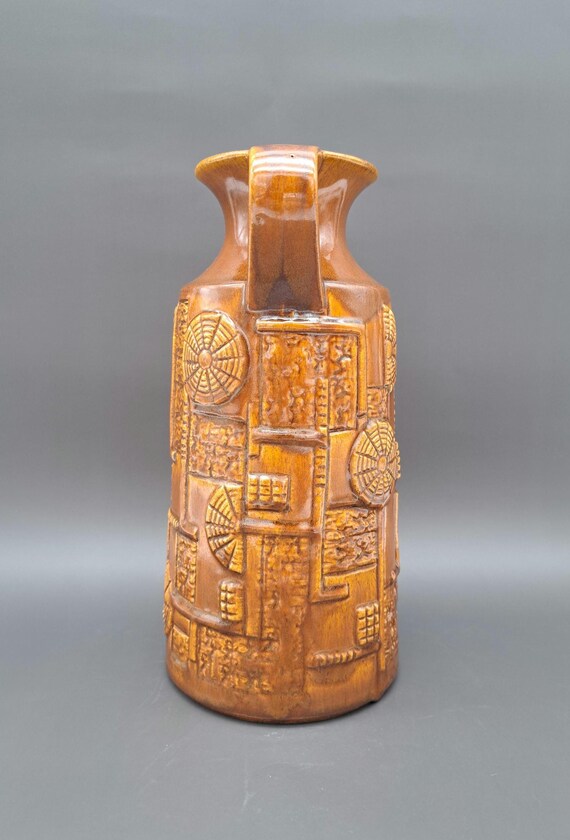 希少なヴィンテージ西ドイツ製ベイ・ボドマンス256-25花瓶、ミッド