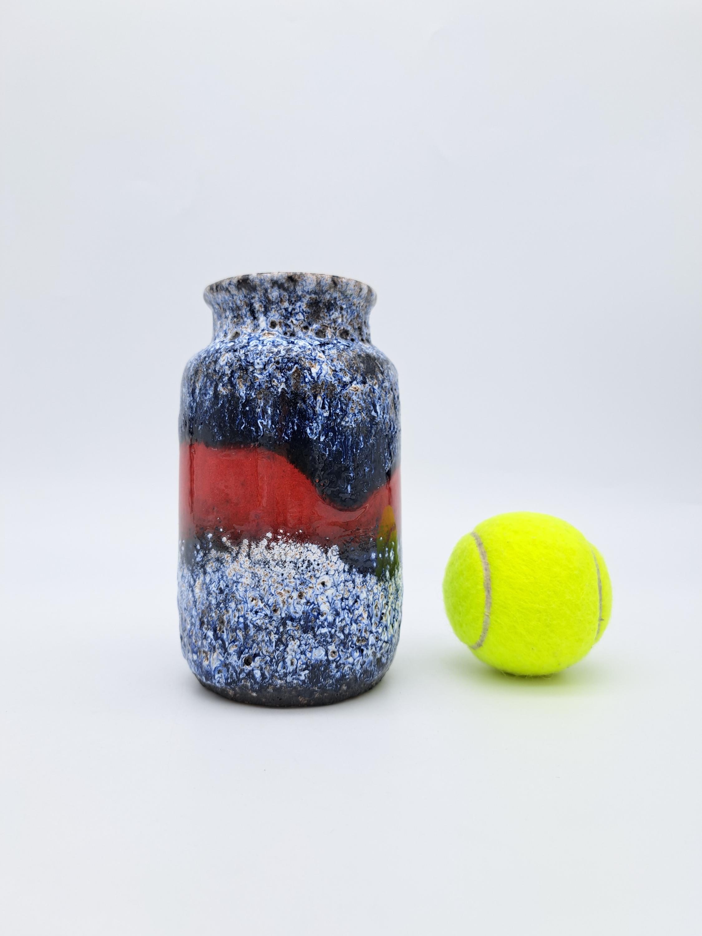 Vintage West German Ceramic Scheurich Fat Lava Vase 231-15 Ceramic