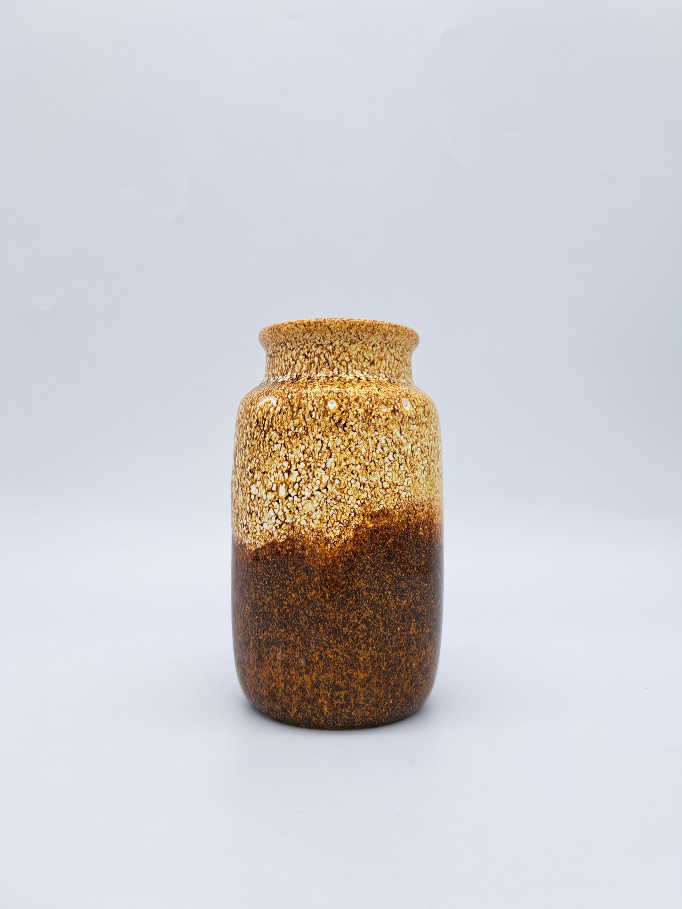 Vintage West German Fat Lava Vase Scheurich 231-15 Mid-century