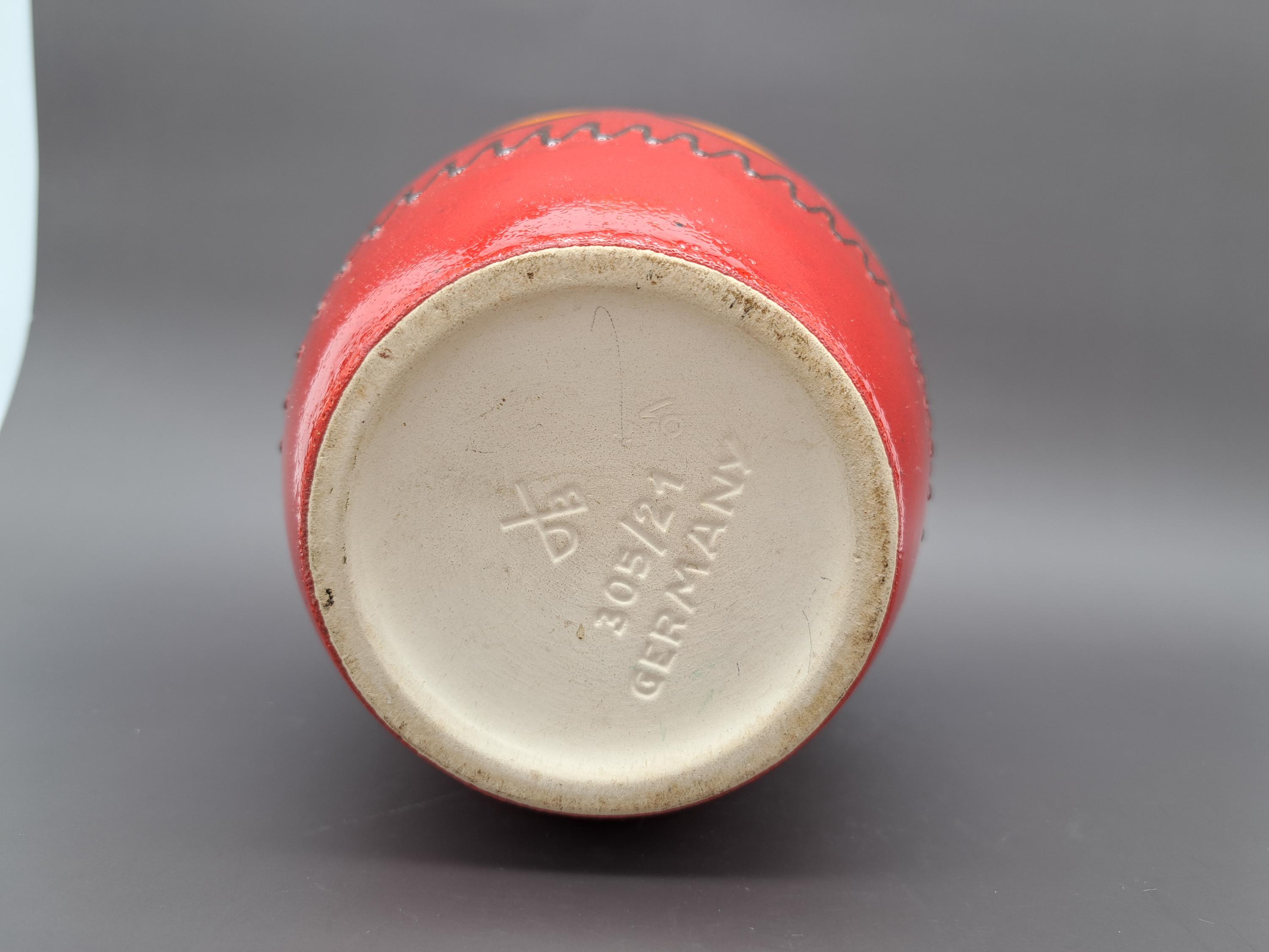 Vintage West German Dümler Breiden Vase 305/21 Konstanza Mid