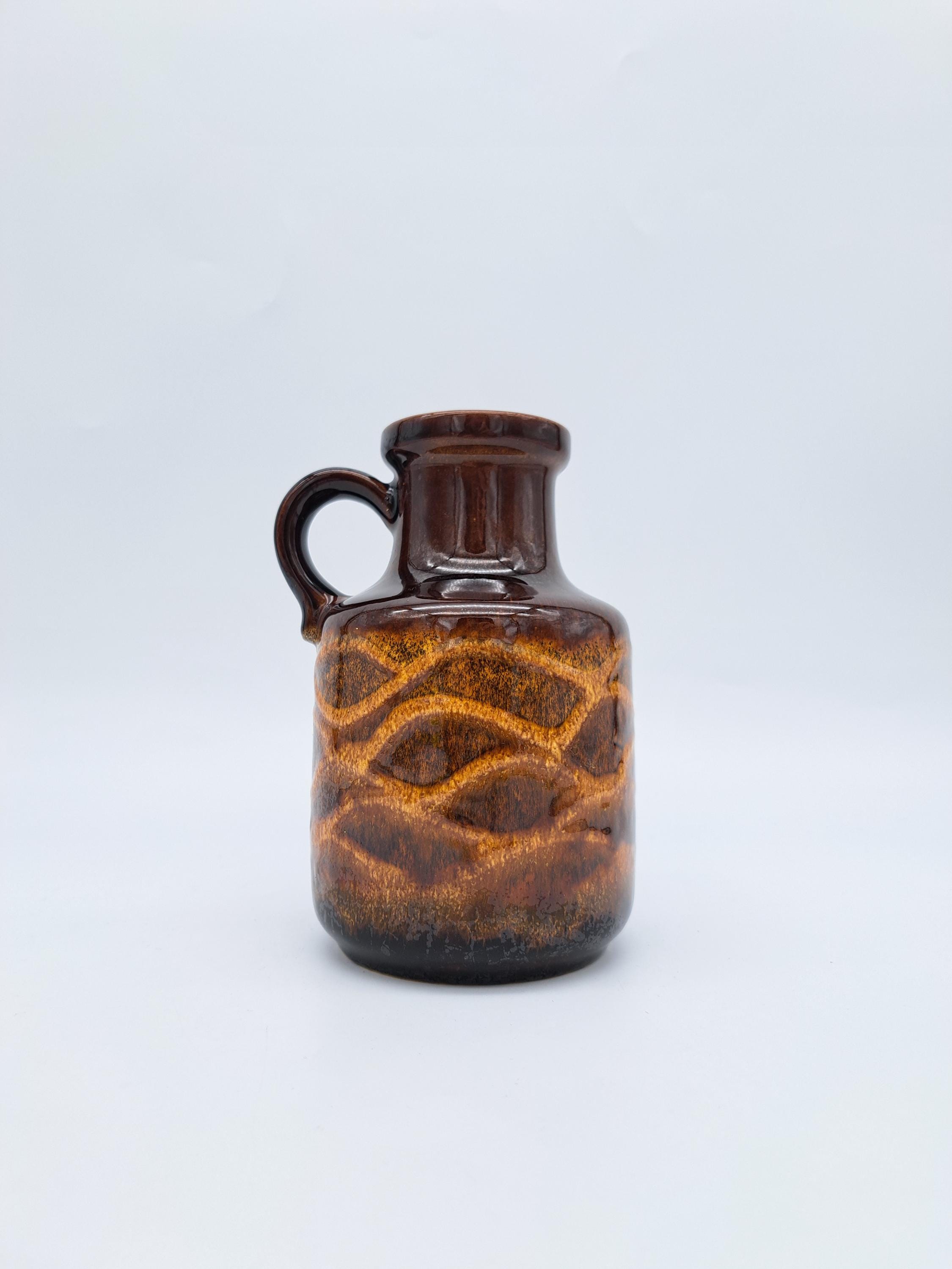 Vintage West German Scheurich Vase 414-16 Collectible Model Fat