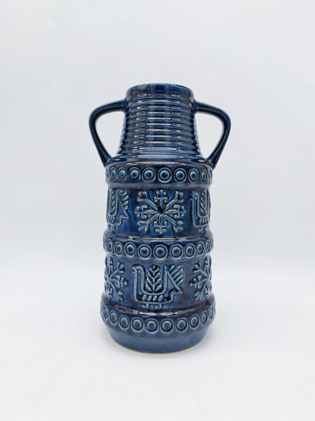 工芸品 Vintage Bay Keramik West German Vase Vintage West German Bay Keramik 93-25 Vase Mid Century