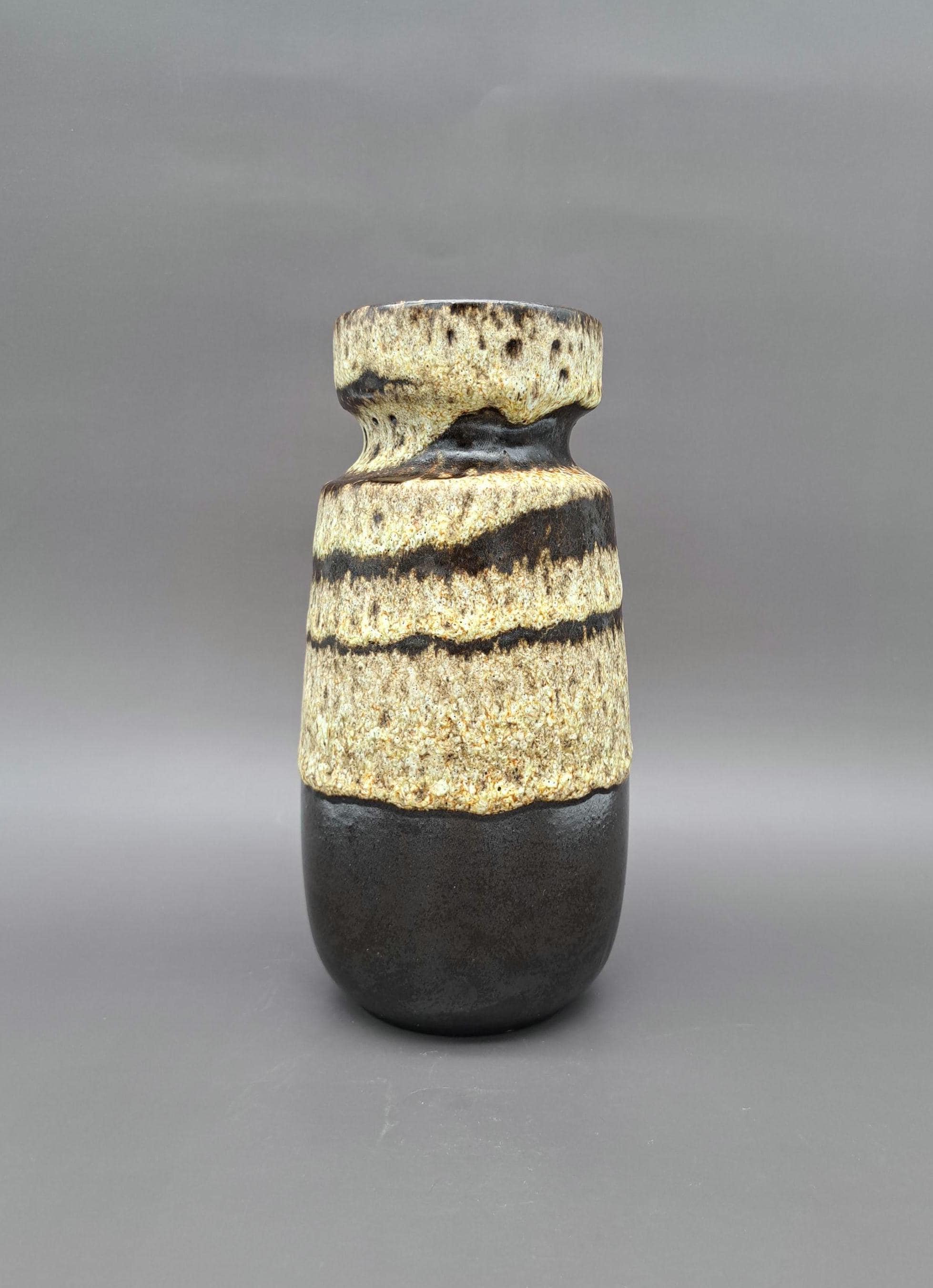Vintage West German Fat Lava Vase Scheurich 242-22 Collector's