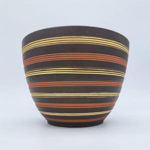Vintage West German XL Flowerpot Mid Century Ceramic H15.5 Ø21CM WGP Cachepot MCM Design 1960