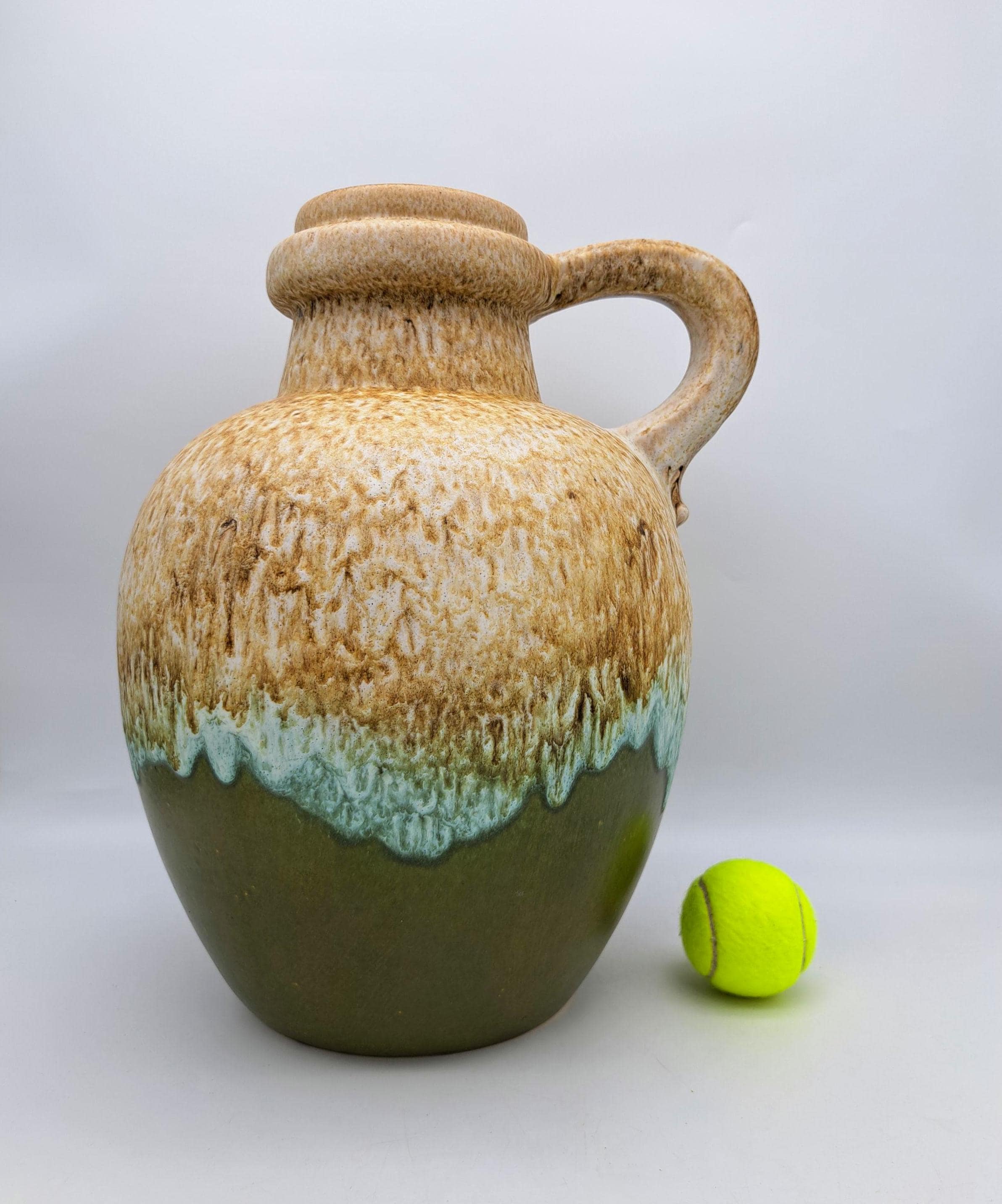 Vintage West German XL Scheurich Floor Vase 486-38 West Germany