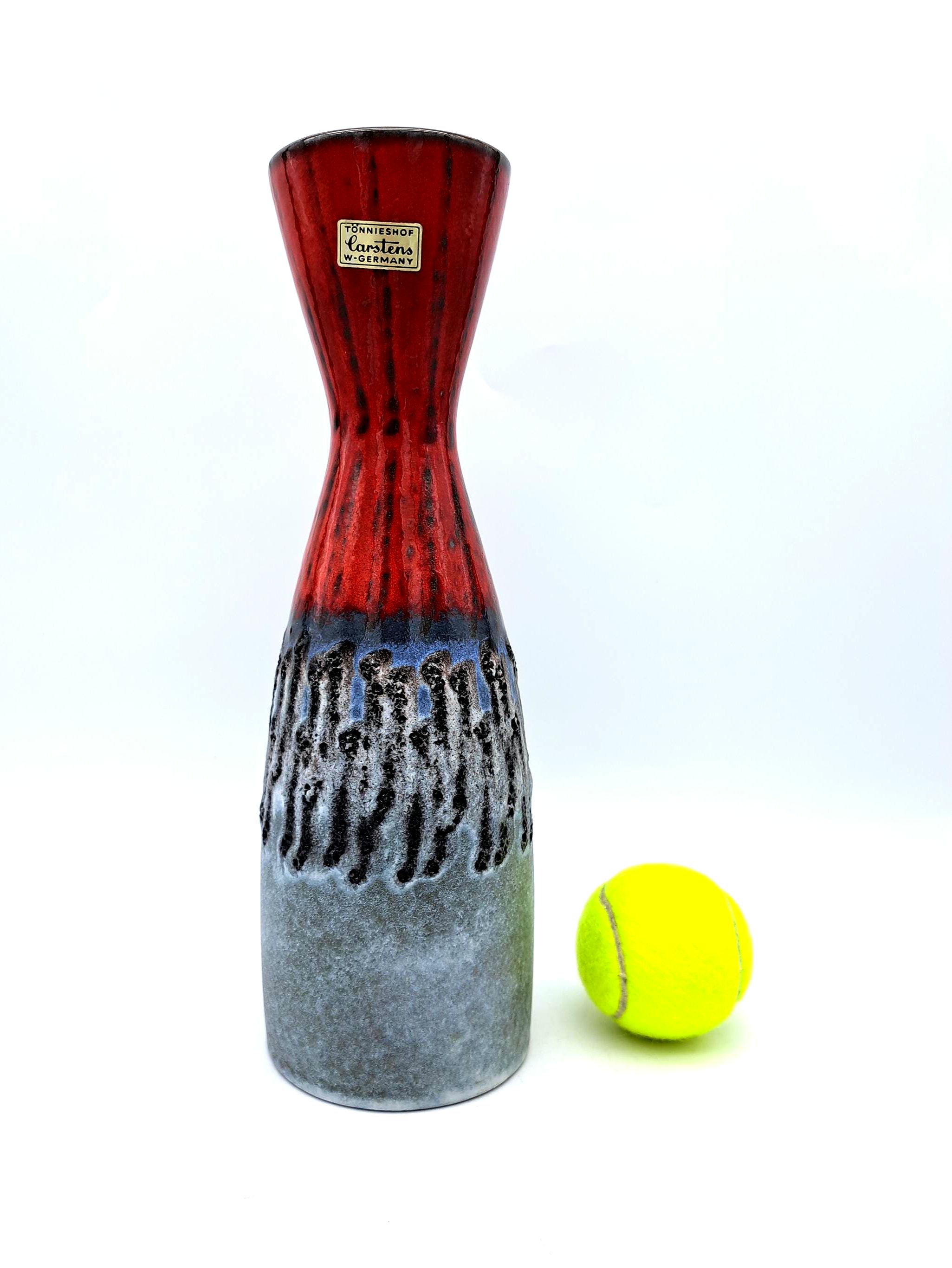 Vintage West German Ceramic Fat Lava Vase Carstens Tonnieshof 1219