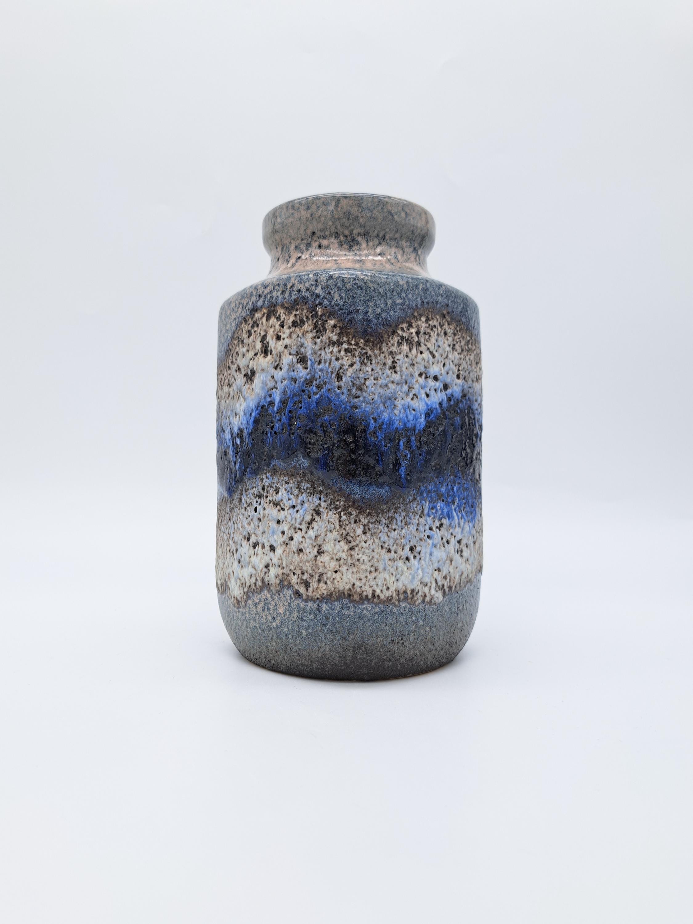 Scheurich 216-20 Fat Lava 花瓶 ミッドセンチュリー陶器 ヴィンテージ