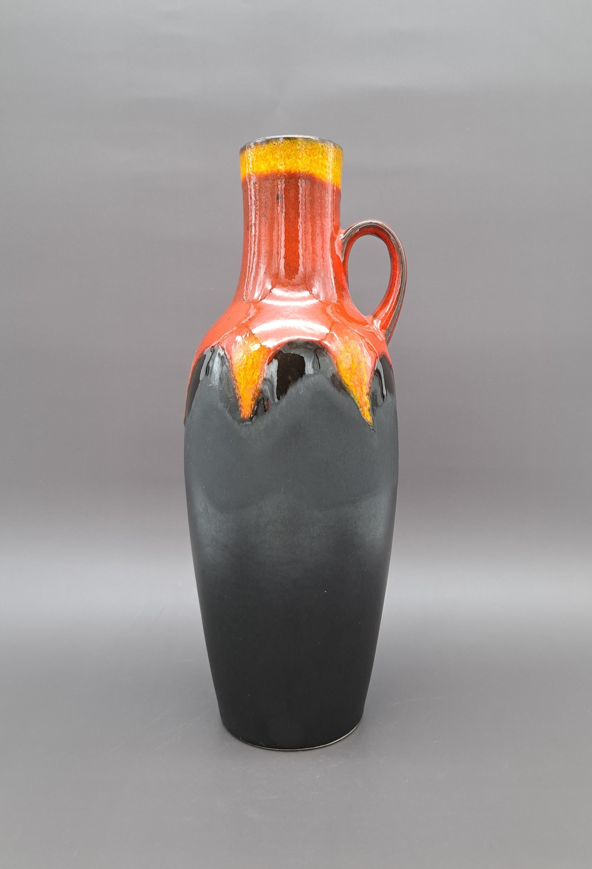 Vintage West German BAY Keramik Ear Vase 227-30 Mid Century