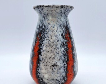 Jasba N 602 12 14 Vase WGP Mid Century West Germany Fat Lava