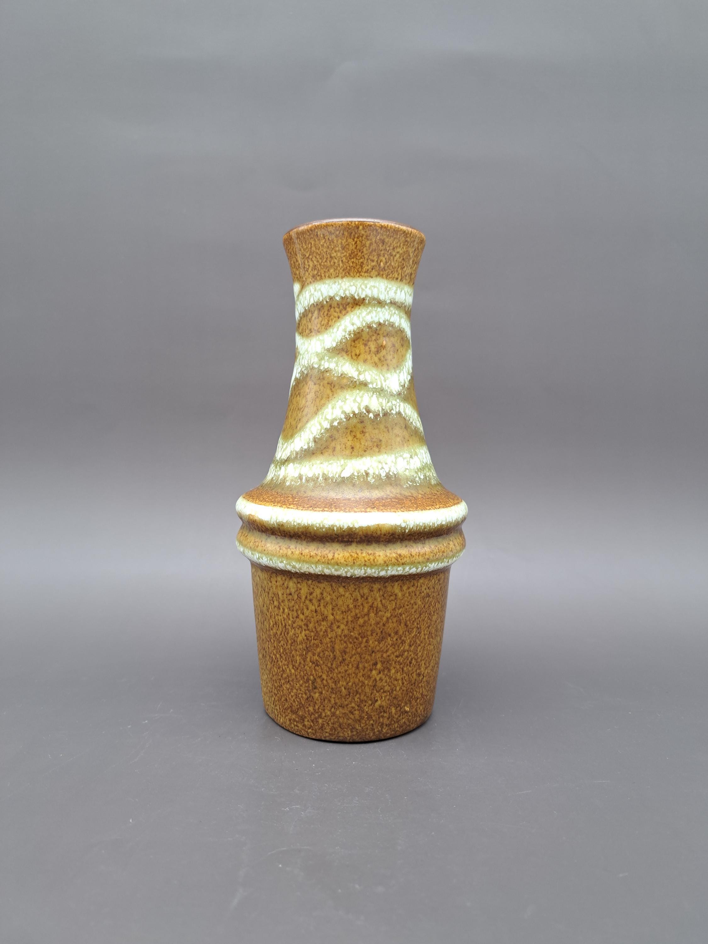 ヴィンテージ 花瓶 Scheurich 209-18 Fat Lava Vintage West Germany Scheurich 209-18 Vase Mid Century Ceramics