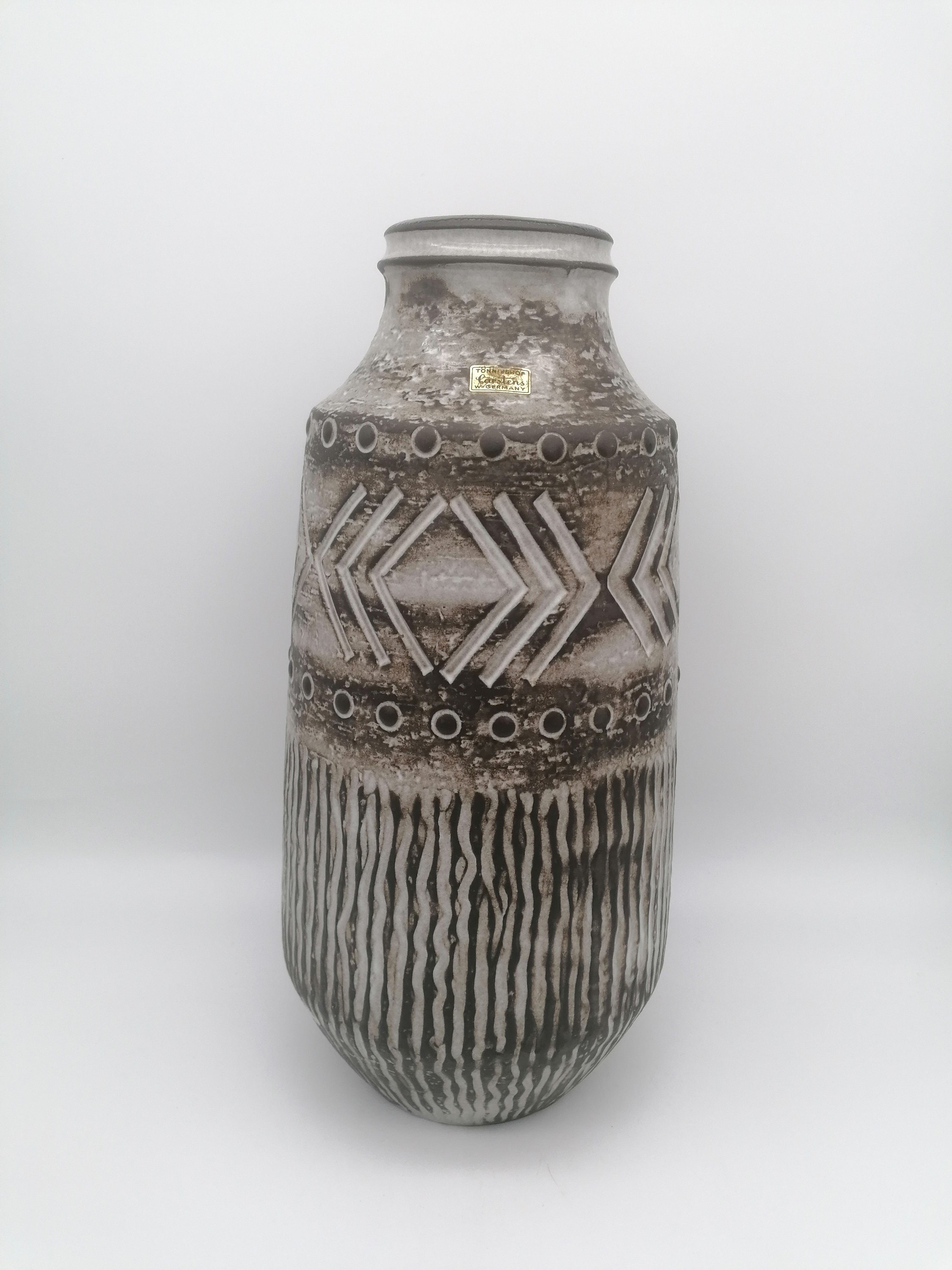 ドイツ Carstens Tönnieshofの花瓶】ミッドセンチュリー231