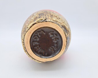 1970年代 陶器 ドイツ製 Scheurich 414-16 花瓶 ミッドセンチュリー