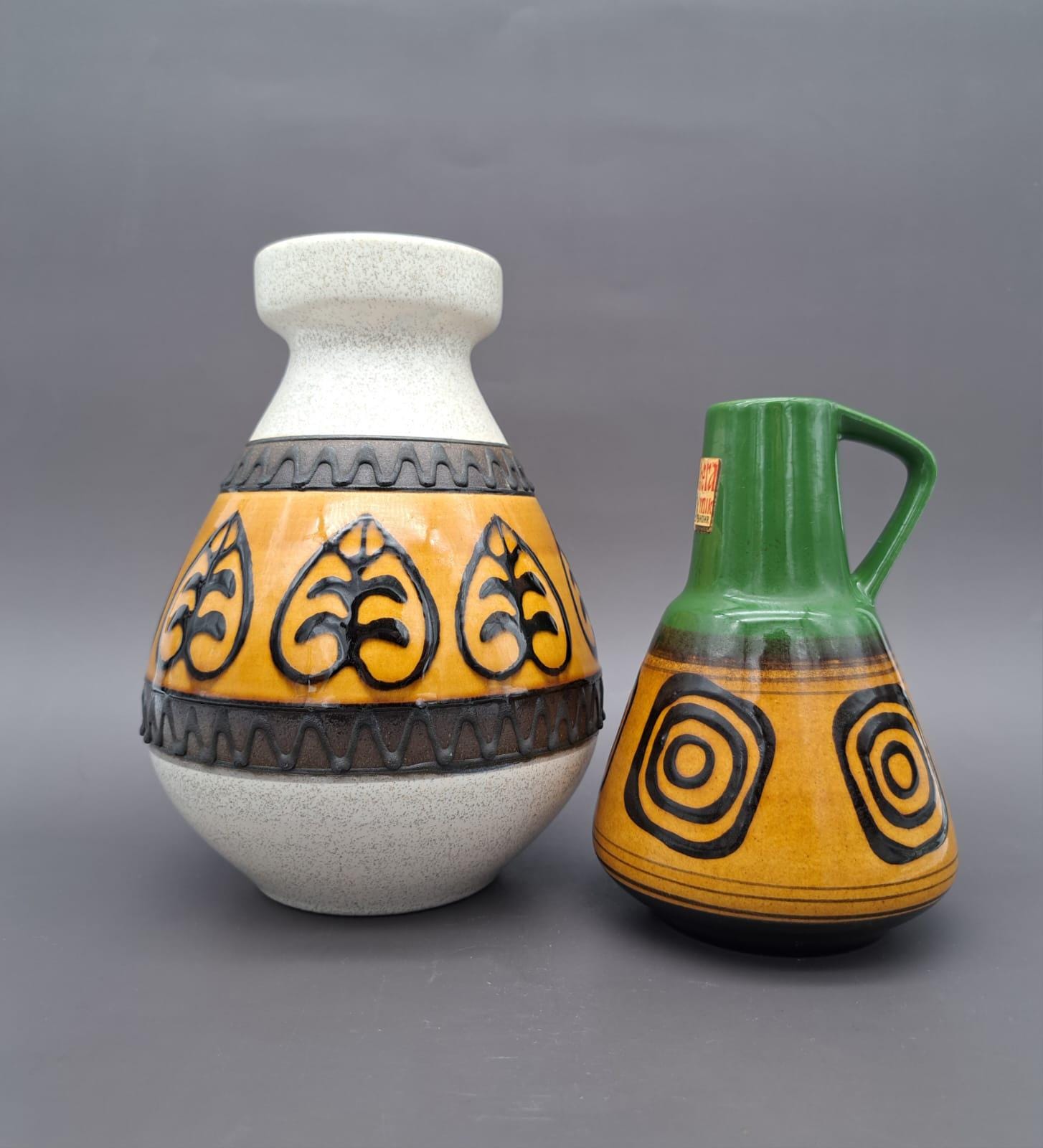 Vintage West German Fat Lava Vase Dümler & Breiden 165-20 Mid
