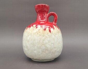 希少な西ドイツ製ファットラバ花瓶 Ruscha 333 ミッドセンチュリー陶器 
