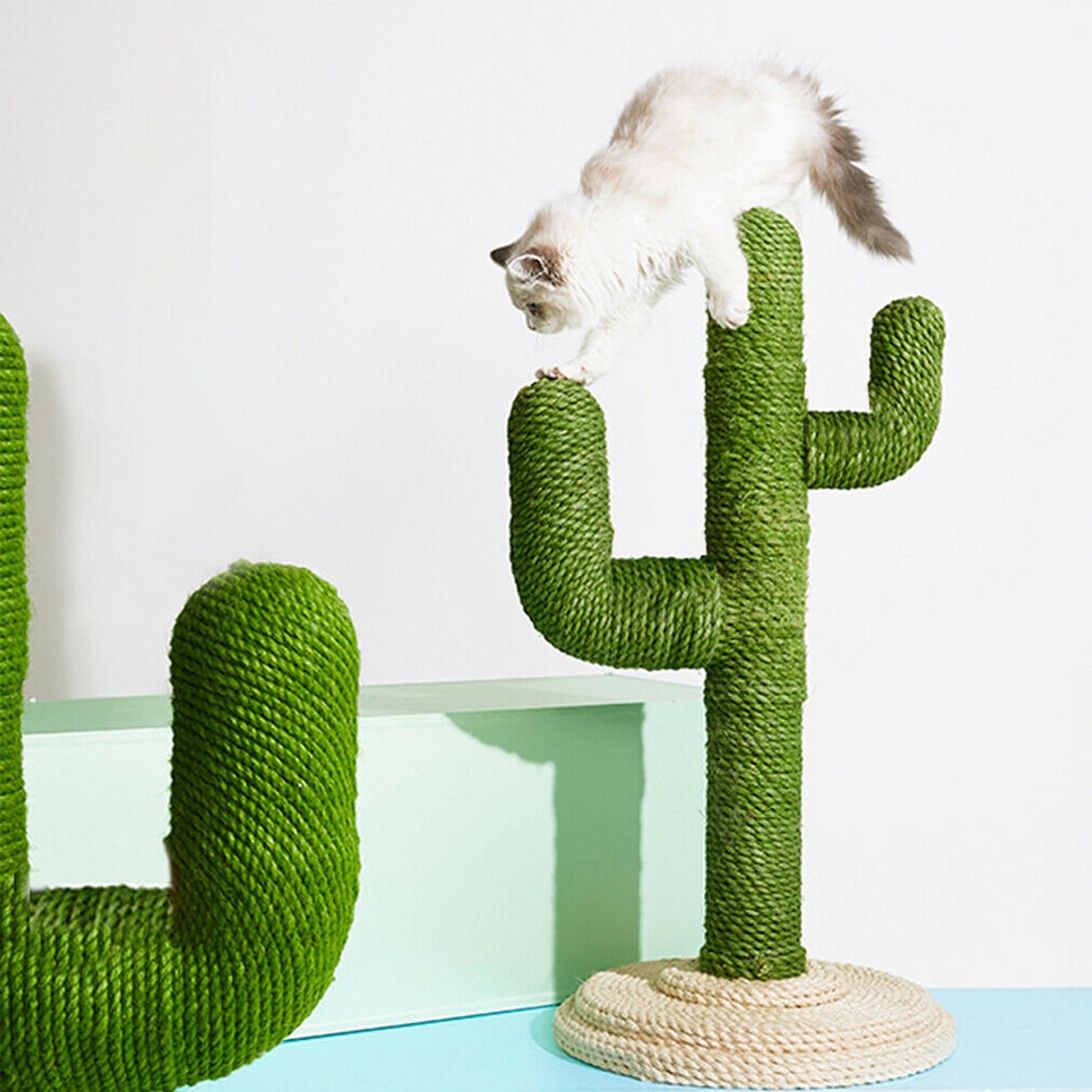 Cat Cactus Scratching Post Cat Cactus Tree Cactus Shaped Etsy