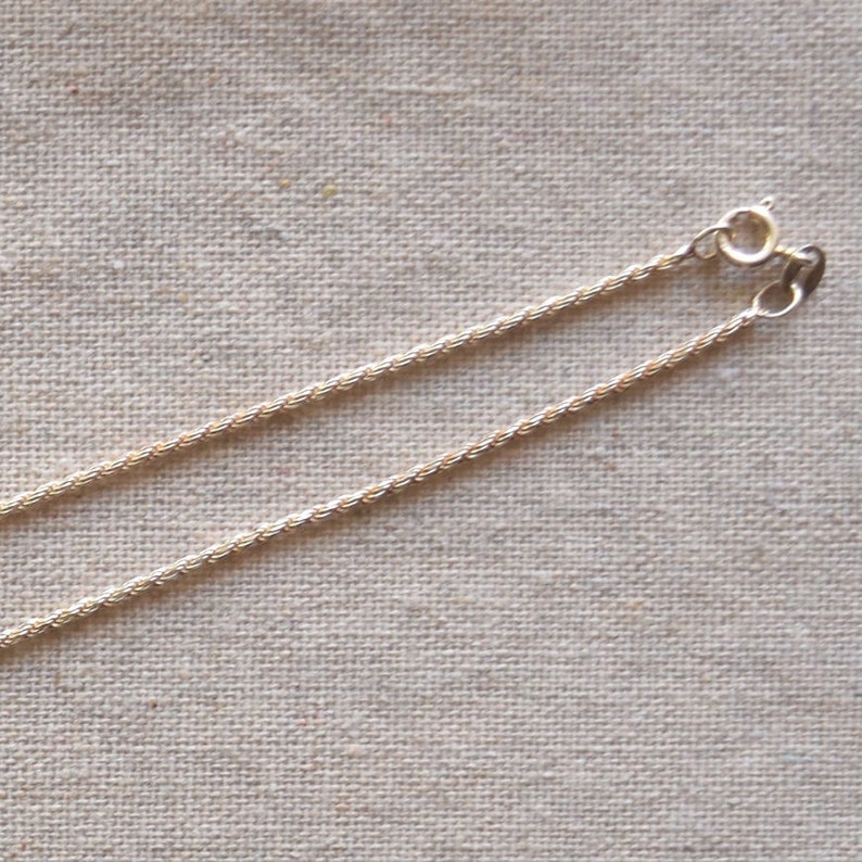 Sterling Silver Rope Neck Chain Silver 925 Rope Neck Chain