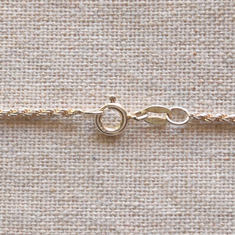 Sterling Silver Rope Neck Chain Silver 925 Rope Neck Chain