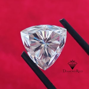 Trillion Cut Loose Moissanite Diamond for Jewelry, Engagement Ring, Earring, Pendant, Gifts, Excellent Colorless Loose Moissanite Stone
