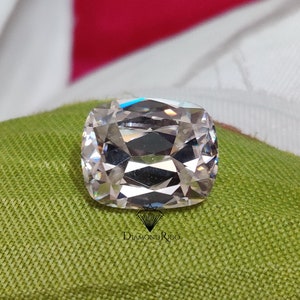 Elongated OMC Cushion Cut Loose Moissanite Diamond, Elongated Cushion Old Mine Cut for Engagement Ring, Bands, For Moissanite Jewelry, Gifts