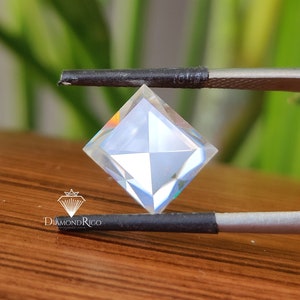 Square Shape French Cut Loose Moissanite for Jewelry Engagement Ring Wedding Ring Earring Pendant Necklace Custom Loose Moissanite Gemstone