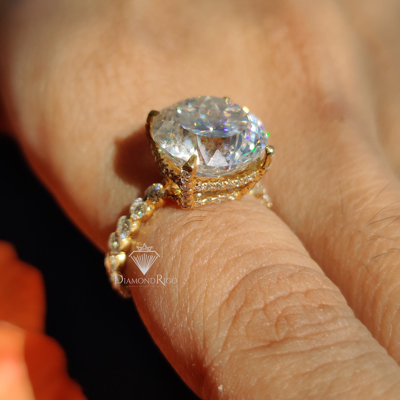 6.45TCW Elegant Portuguese Engagement Ring Portuguese Etsy