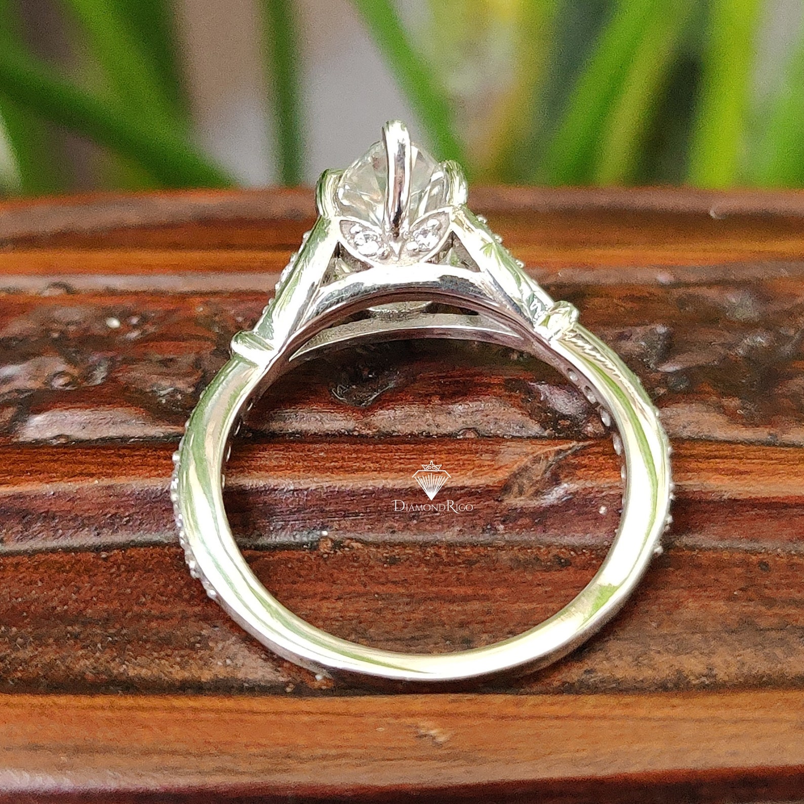 2.25TCW Art Deco Marquise Engagement Ring Moissanite Etsy