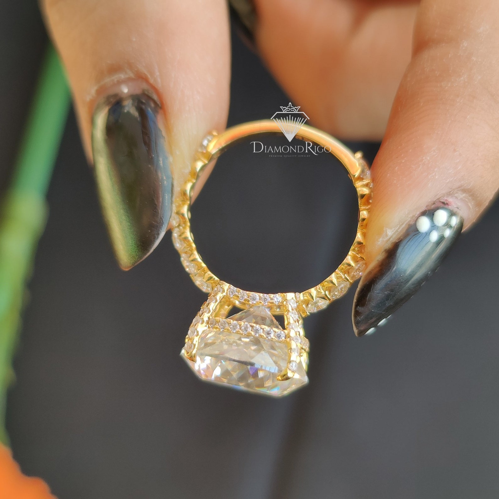 6.45TCW Elegant Portuguese Engagement Ring Portuguese Etsy