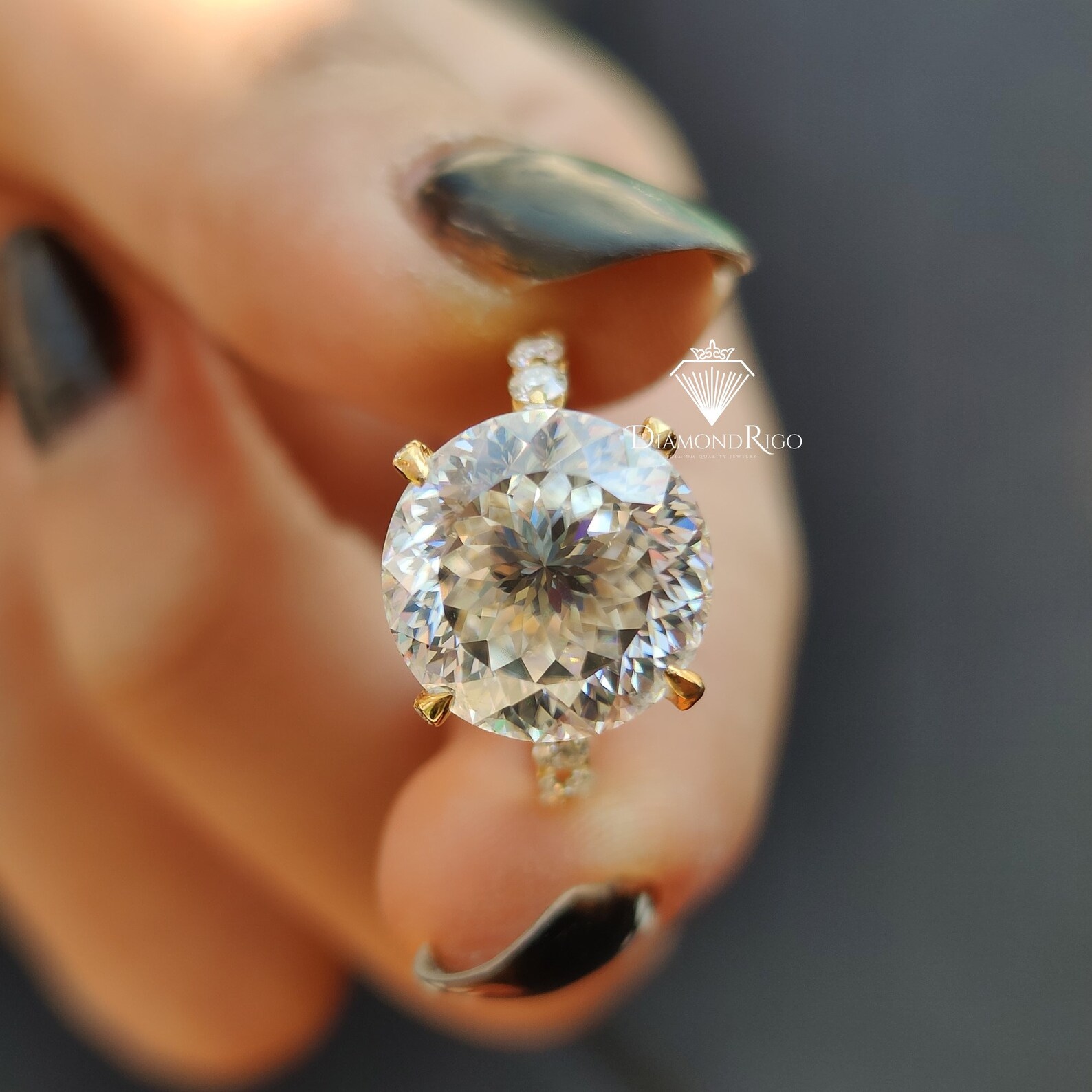 6.45TCW Elegant Portuguese Engagement Ring Portuguese Etsy