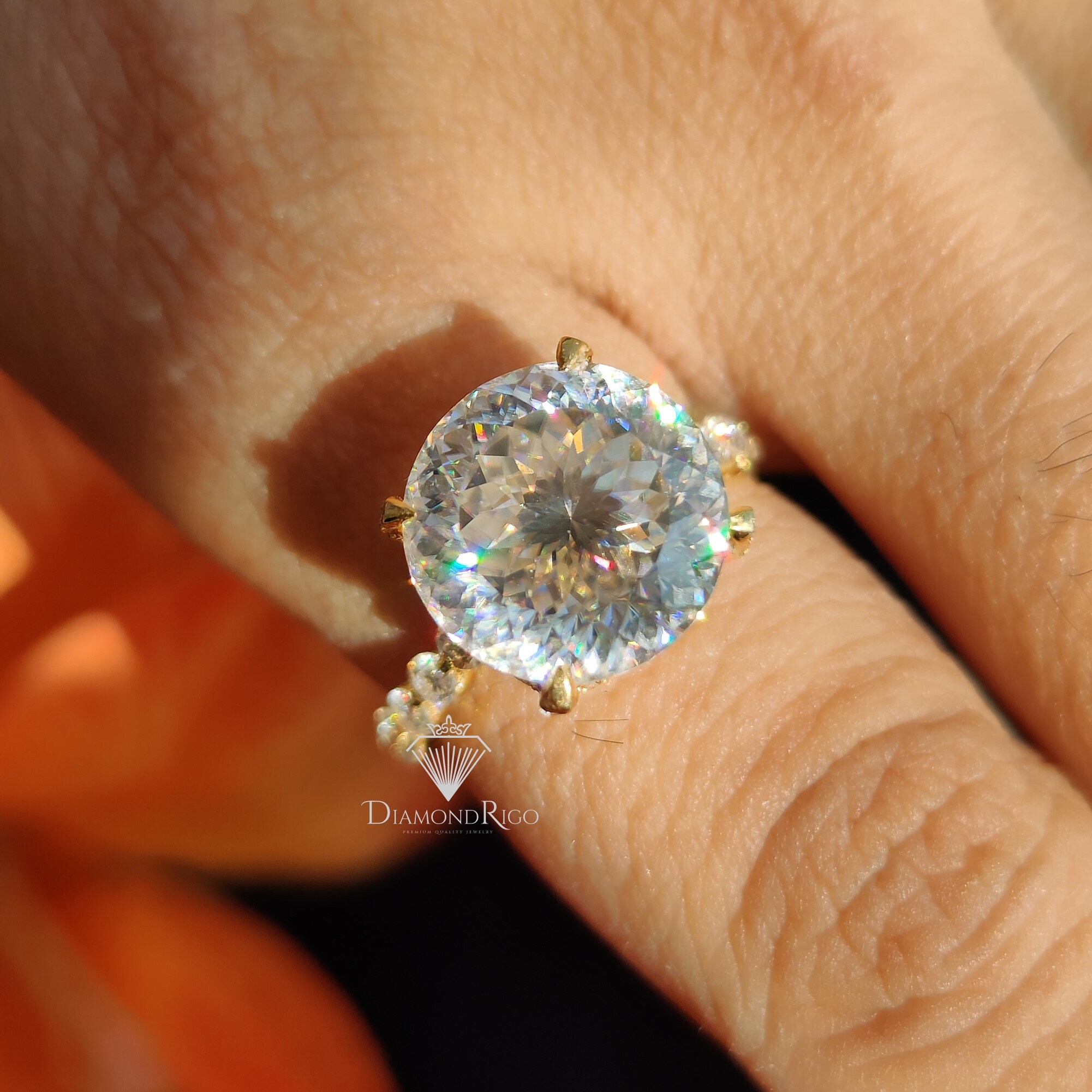 6.45TCW Elegant Portuguese Engagement Ring Portuguese Etsy