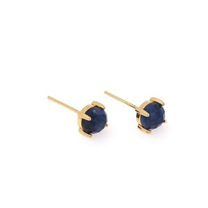 18K goud gevulde ronde oorbellen, micropavé CZ prachtige oorbellen, damesoorbellen, doe-het-zelf sieraden maken, 6x6x5mm