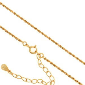 S925 Silber Halskette,Mode Halskette,Gedrehte Kette Halskette,18K Gold Filled Kabelkette,Klassische Halskette,Dünne Halskette