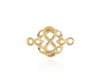 Lot De 10 Connecteurs Vintage Pour Création Bijoux - Ref 2980, 1,4 Cm, Occasion