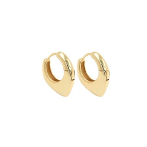 18K Gold Filled Half Moon Earrings,Lever Back Earrings, Pierced Earrings, DIY Jewelry Making,19.5x21.5x4mm