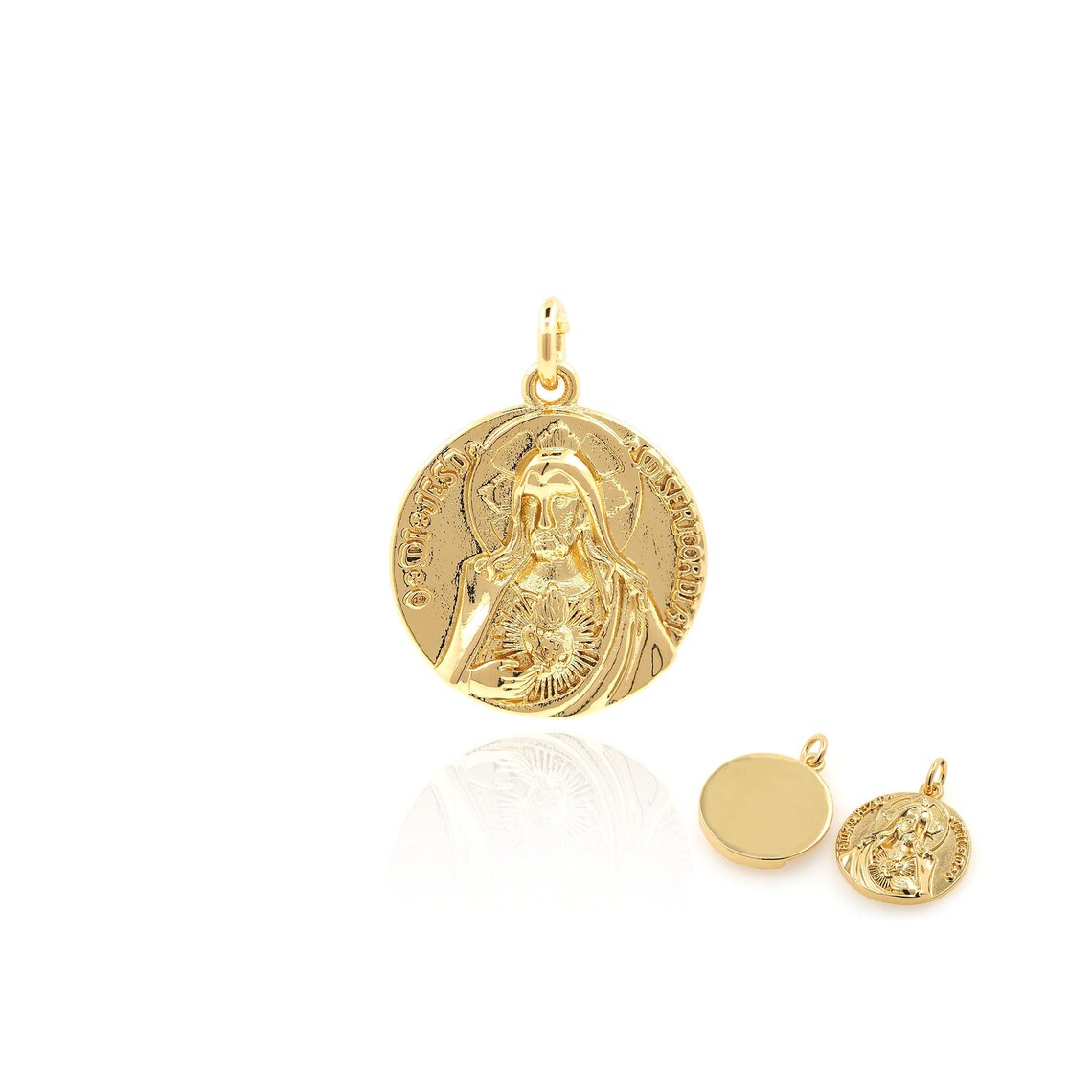 Jesus Pendant Necklace Christ Pendant God Give Me Serenity Etsy