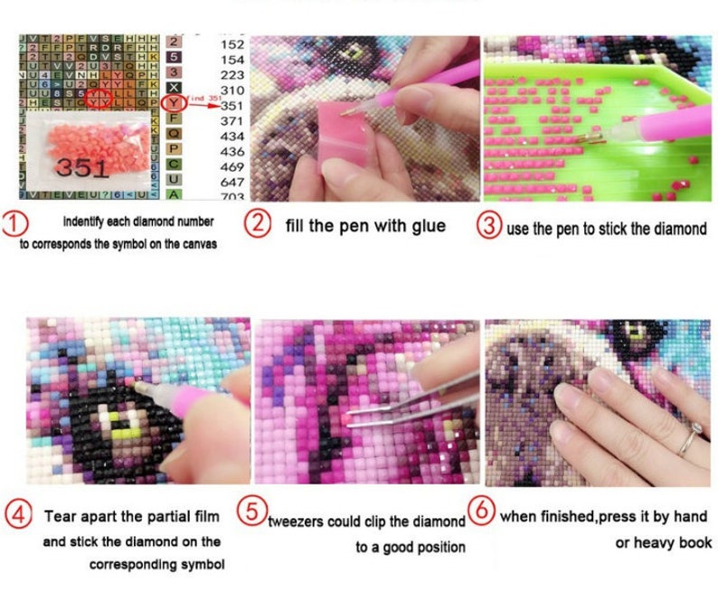 The latest round diamond painting Christmas square diamond mosaic cartoon Mermaid 5D DIY diamond embroidery cross stitch New Year