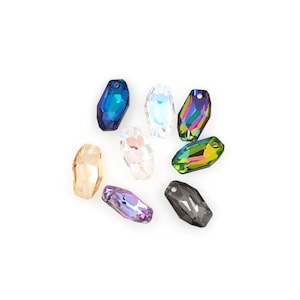 144pcs Meteor Crystal Pendants, Graphic Pendant Necklace, 6670 Crystal Pendants, Crystal AB, DIY Crystal Accessories
