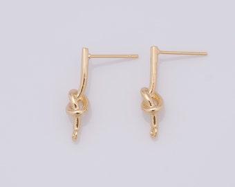 18K Gold Filled Drop Earrings, Geometric Earrings, Stylish Earrings, Gifts for Her，22x5.5x5mm
