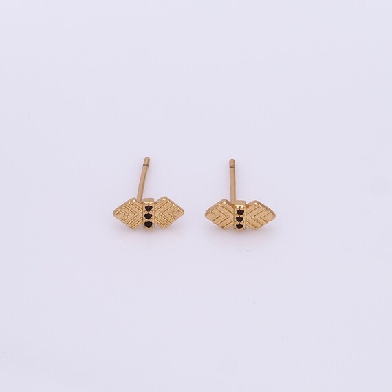[Golden dew]18K☆Mini-Dew 2 Earrings Forest Dew Hoops – three x seven style