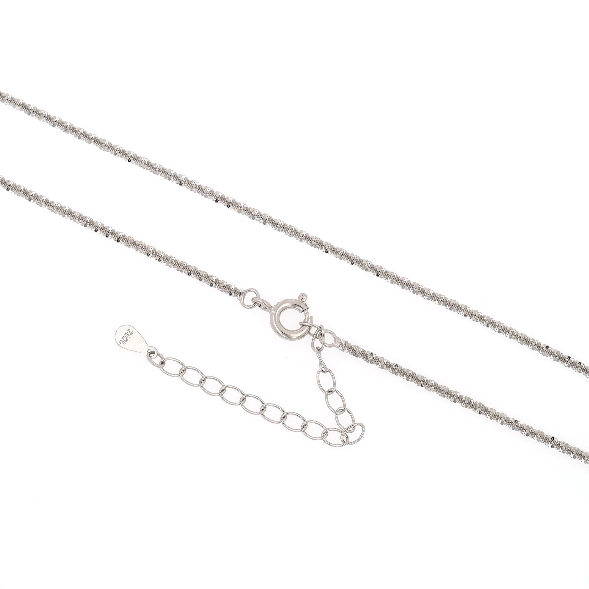 Twist Necklace, S925 Silver Necklace, Sterling Silver