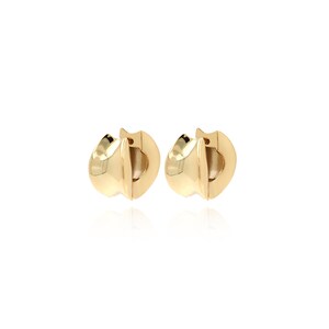 Hoop Earrings, Lever Back Earrings, 18K Gold Earrings, Gold Hoop Earrings, Earring Charm, DIY Jewelry Supplies,23.5x22.5x13.5mm